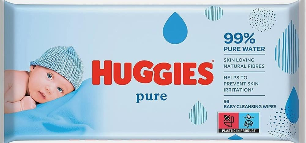 Huggies baby wipes Pure 56 pieces