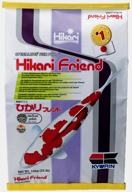Hikari Friend Pond Fish Food - 10 kg - Medium pellet (5 - 5.5mm) - For Koi & pond fish
