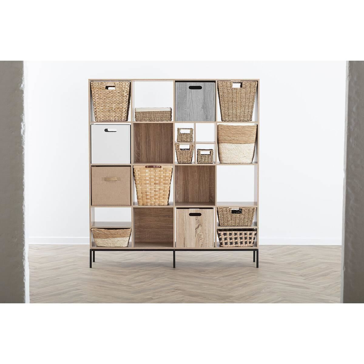 Opbergmand-31x31cm-houteffect