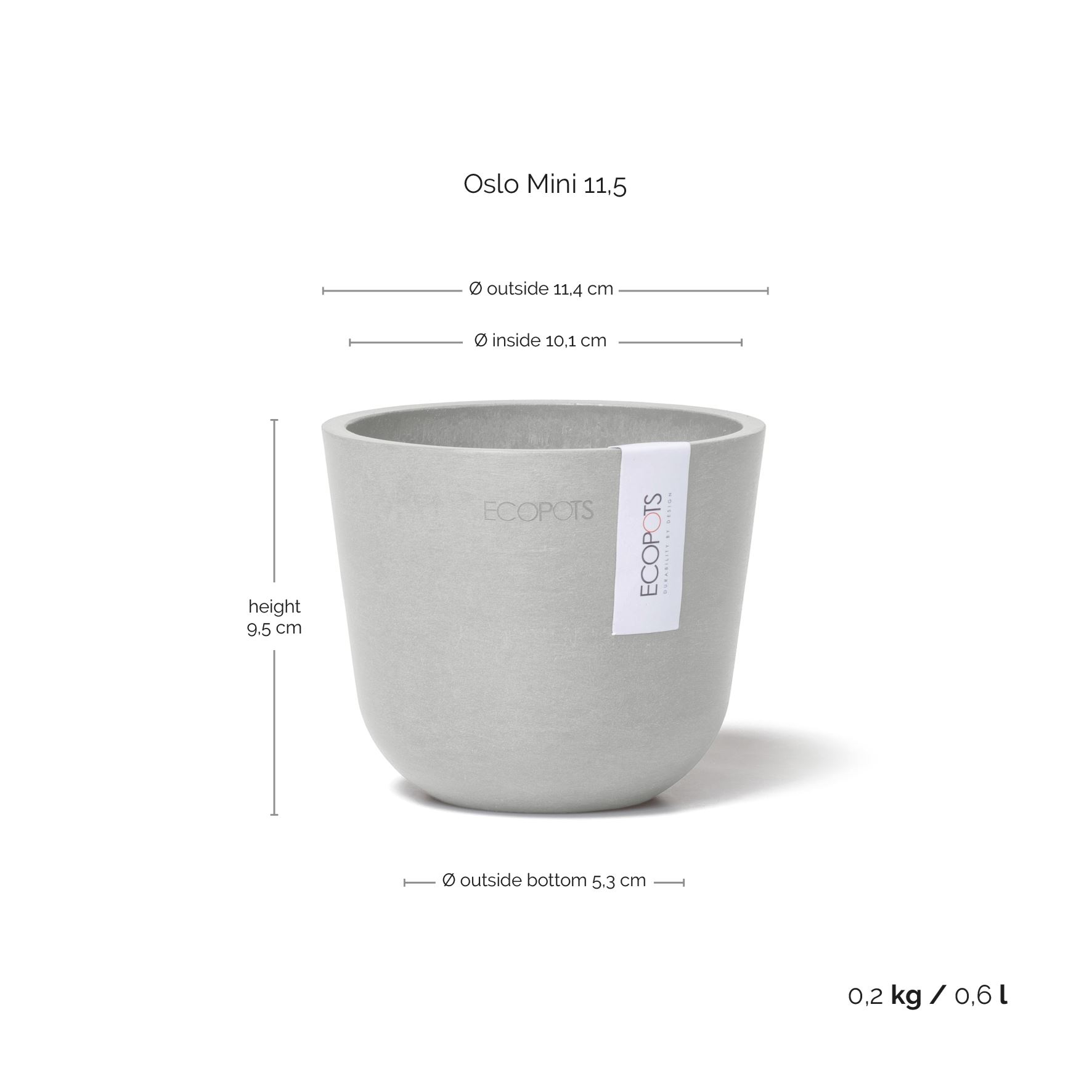 Ecopots-oslo-mini-white-grey-11-5-cm-H10-cm