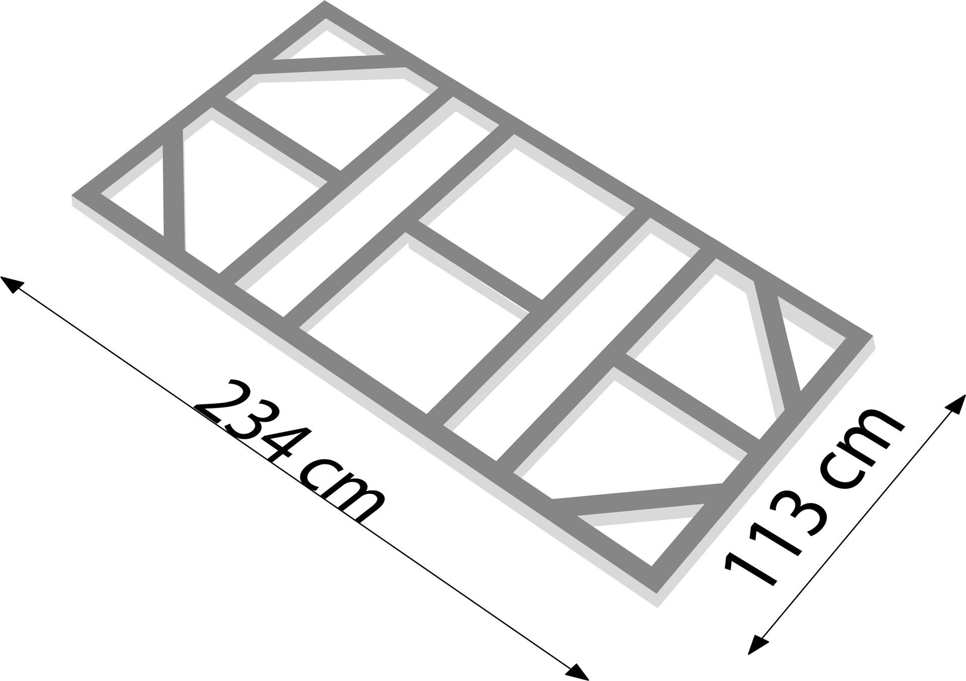Fundering-Globel-8x4-Voor-tuinberging-Schuin-dak-Skillion-84-anthrazit-H-cm