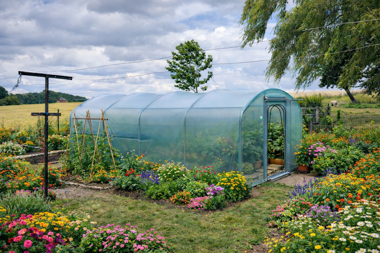 Serre tunnel Filclair Splendid - 3,00 x 6,00 m - 18 m²
