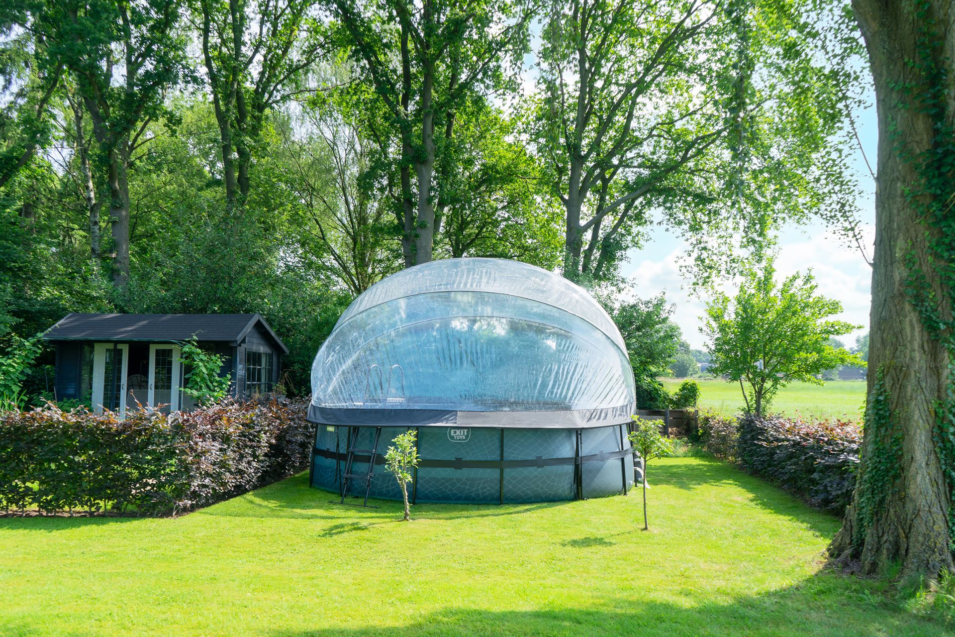 EXIT-Stone-zwembad-488x122cm-met-zandfilterpomp-en-overkapping-en-warmtepomp-grijs