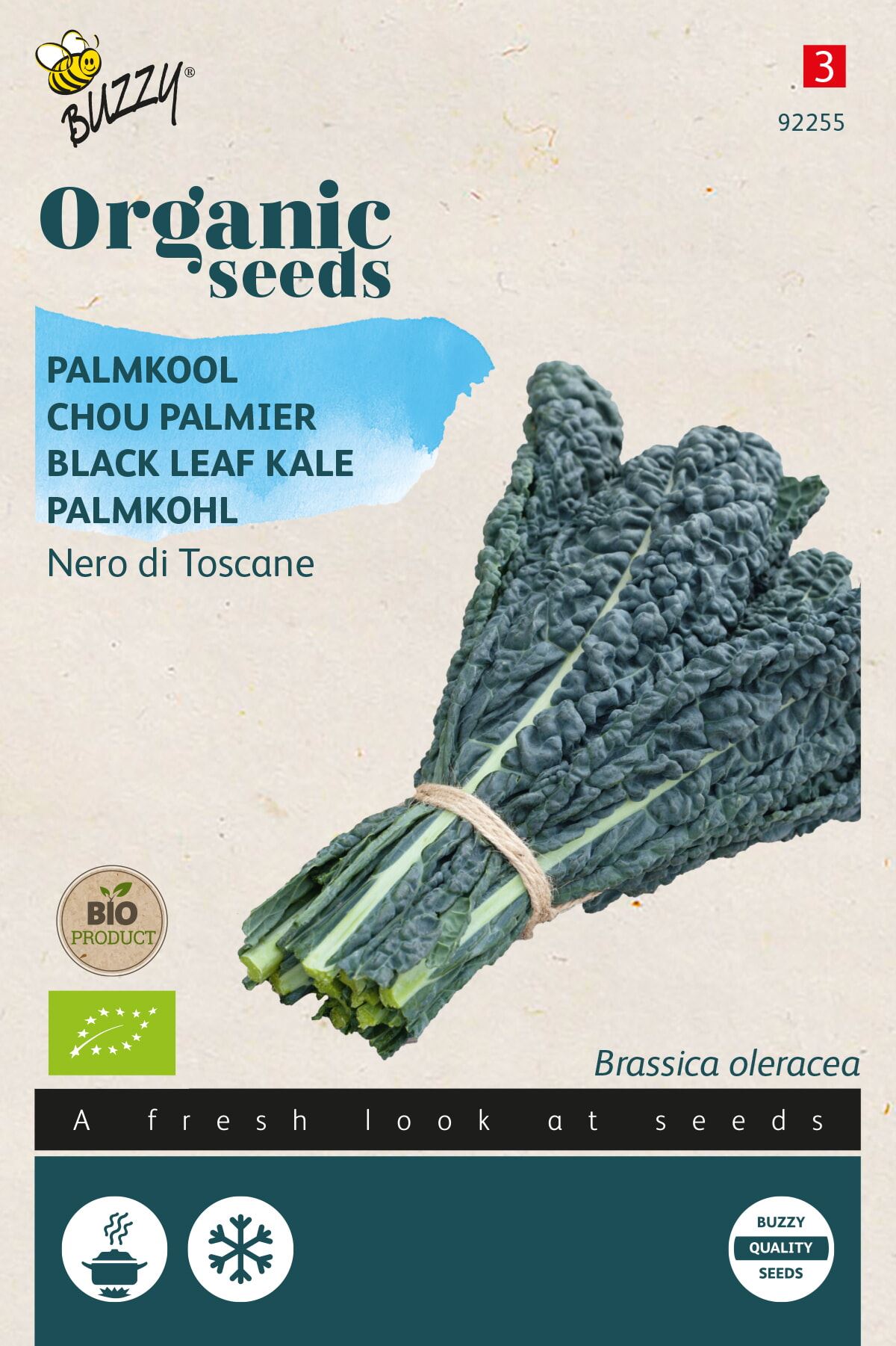 Buzzy Bio Palm kale Nero di Toscana F1 Légume primeur résistant