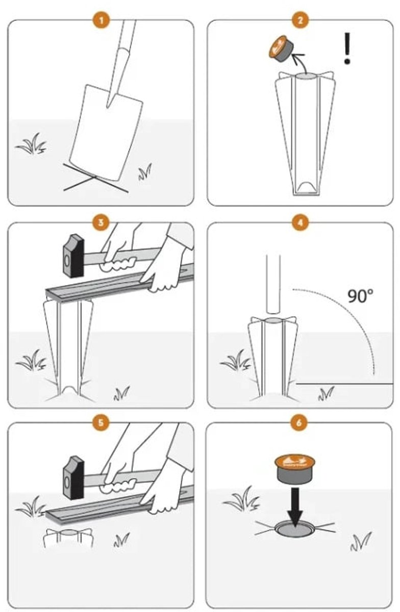 Fairybell Mât de drapeau divisible - 600 cm - Noir - Aluminium - Convient pour les lumières de Noël Fairybell