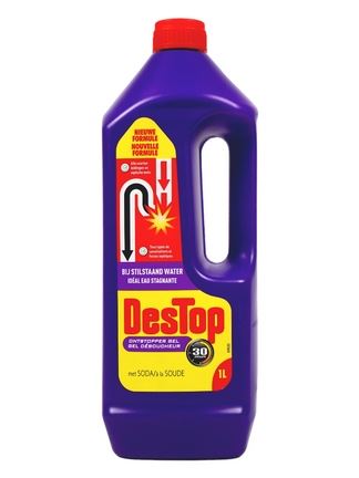 Destop liquid sanitizer gel with soda - 1 liter - Effective in 30 minutes