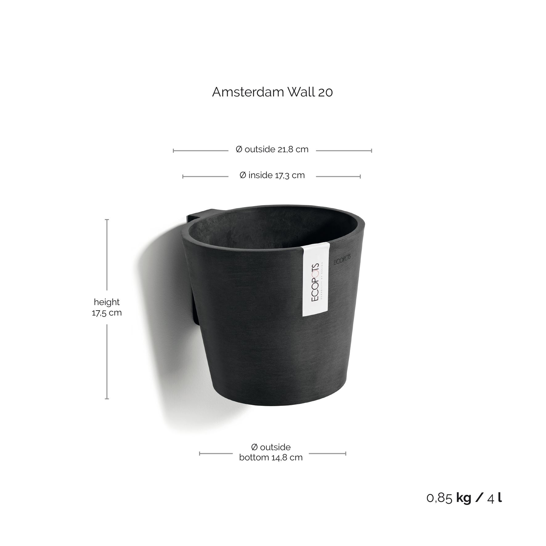 Ecopots-amsterdam-wall-dark-grey-20-cm-H17-5-cm-incl-waterreservoir