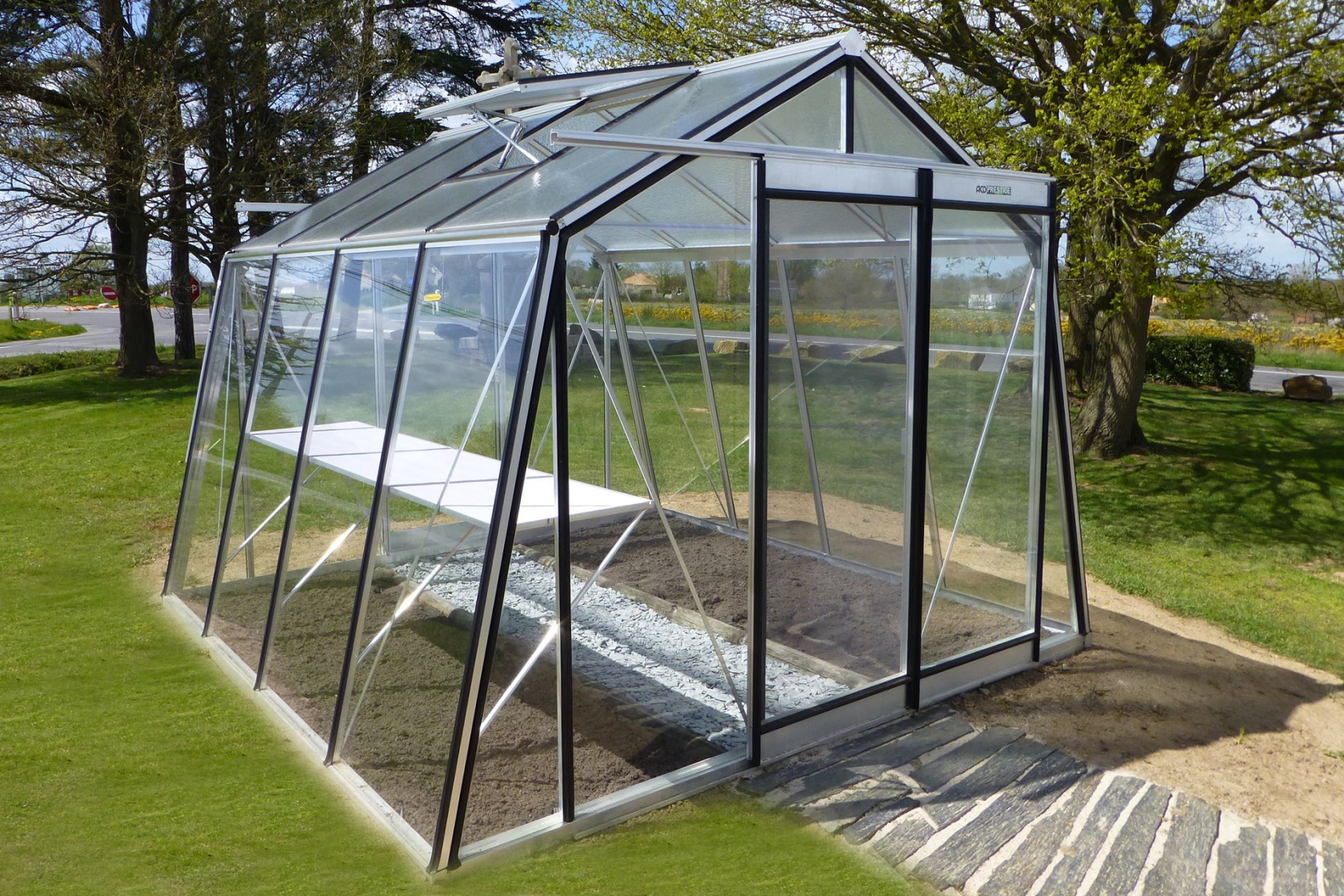 Serre ACD Prestige S104 - 3.06 x 2.98m - Aluminium