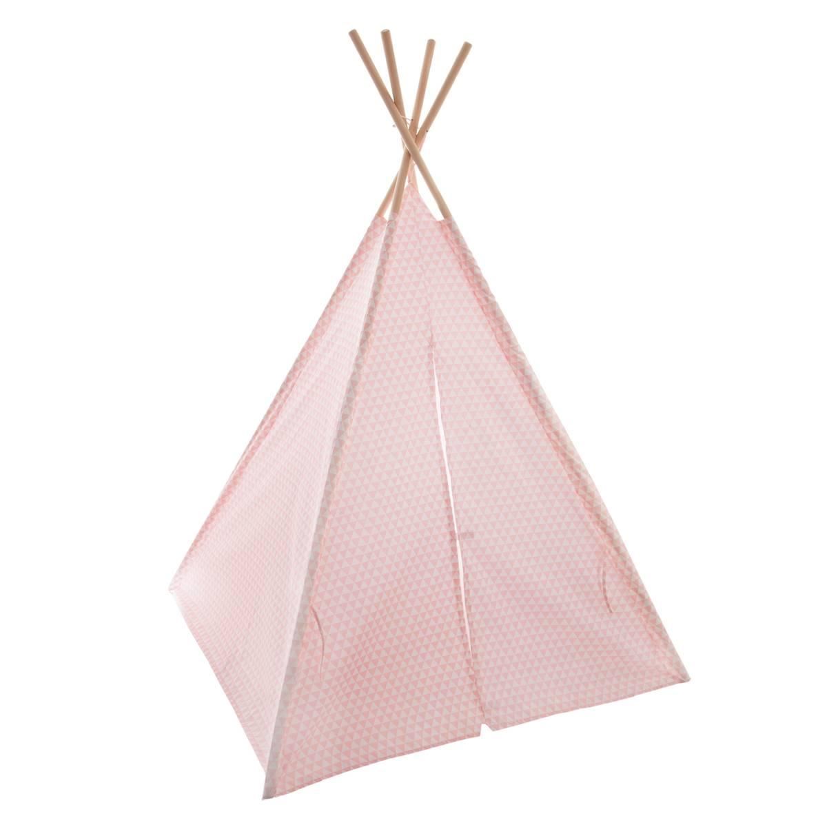 Kindertipi-120x120x160cm-roze-