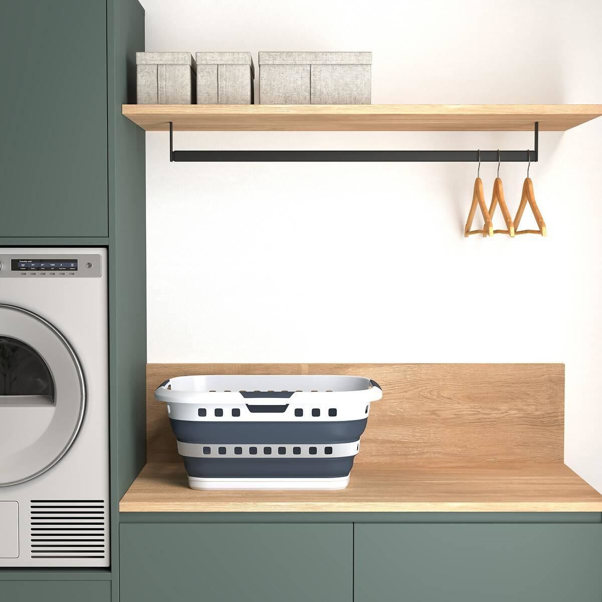 Wasmand-45L-uitplooibaar-wit-grijs