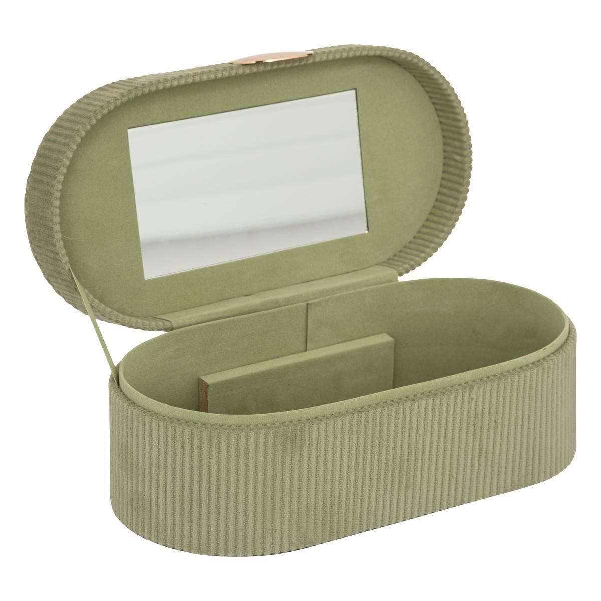 Juwelendoos-Enya-13x10x25cm-fluweel-groen