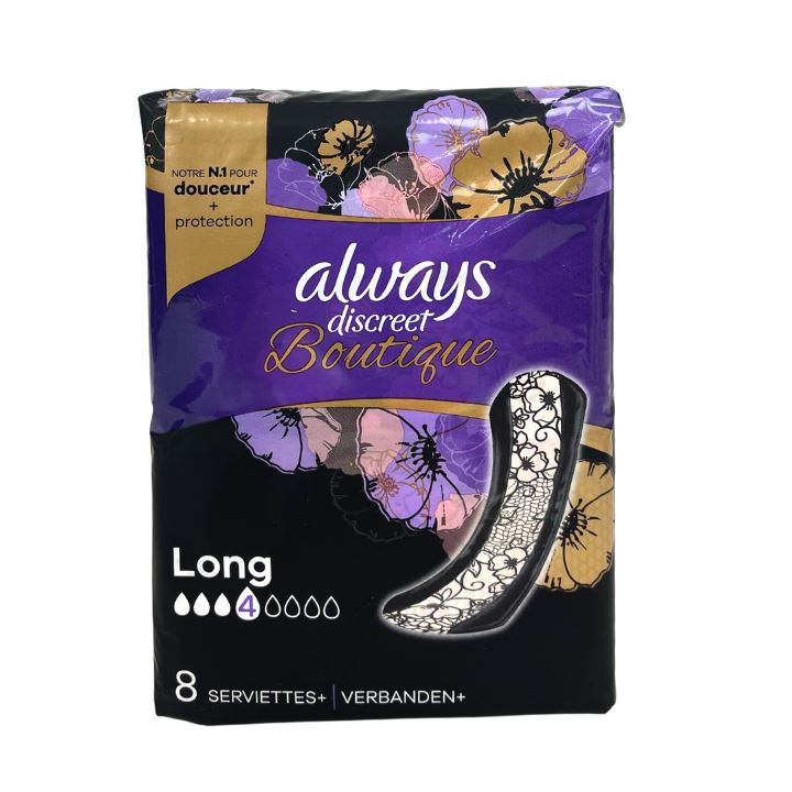 Always-discreet-incontinence-Towels-8pcs-Size-4-Long