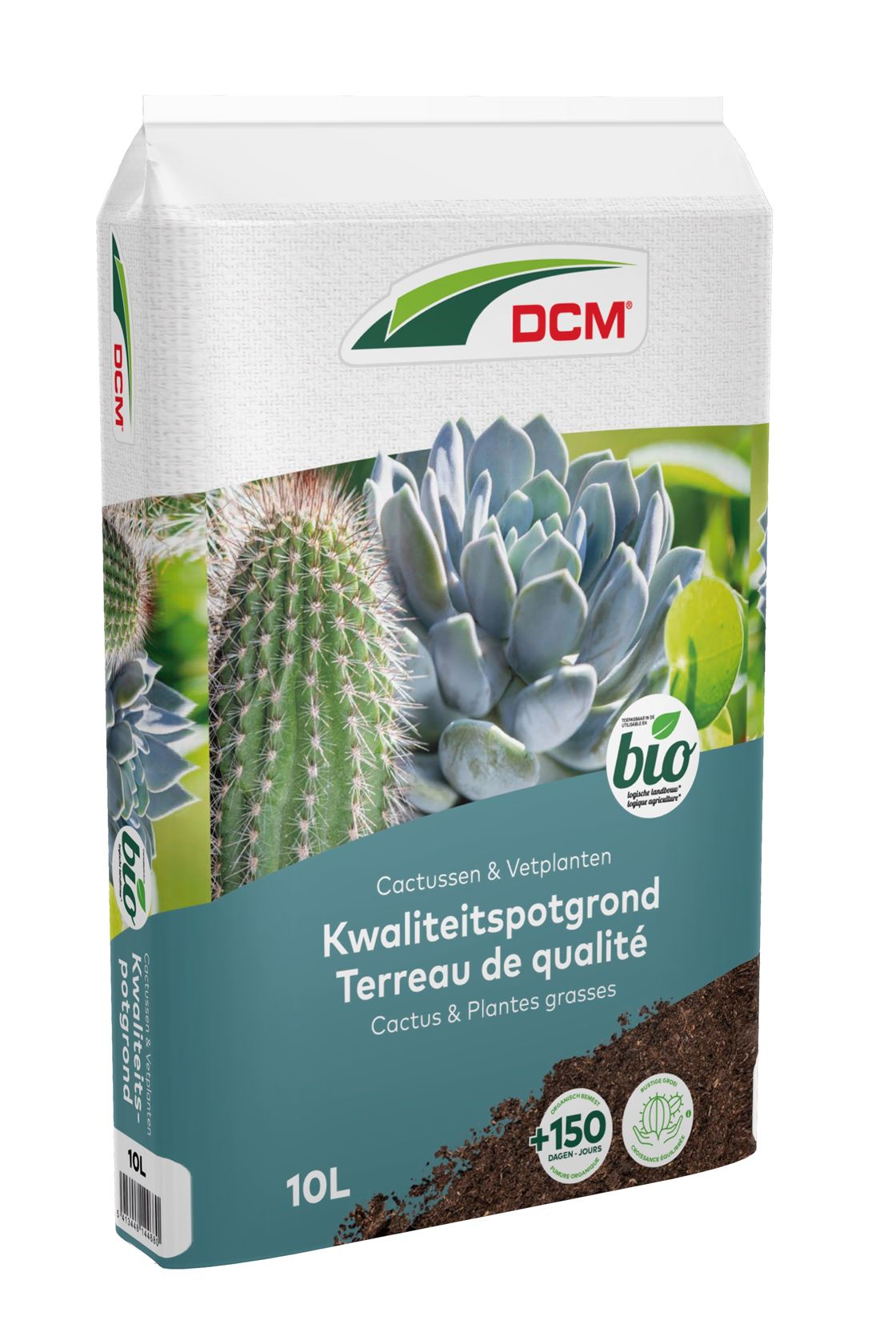 DCM Potgrond voor Cactussen, Vet- & Rotsplanten - 10L