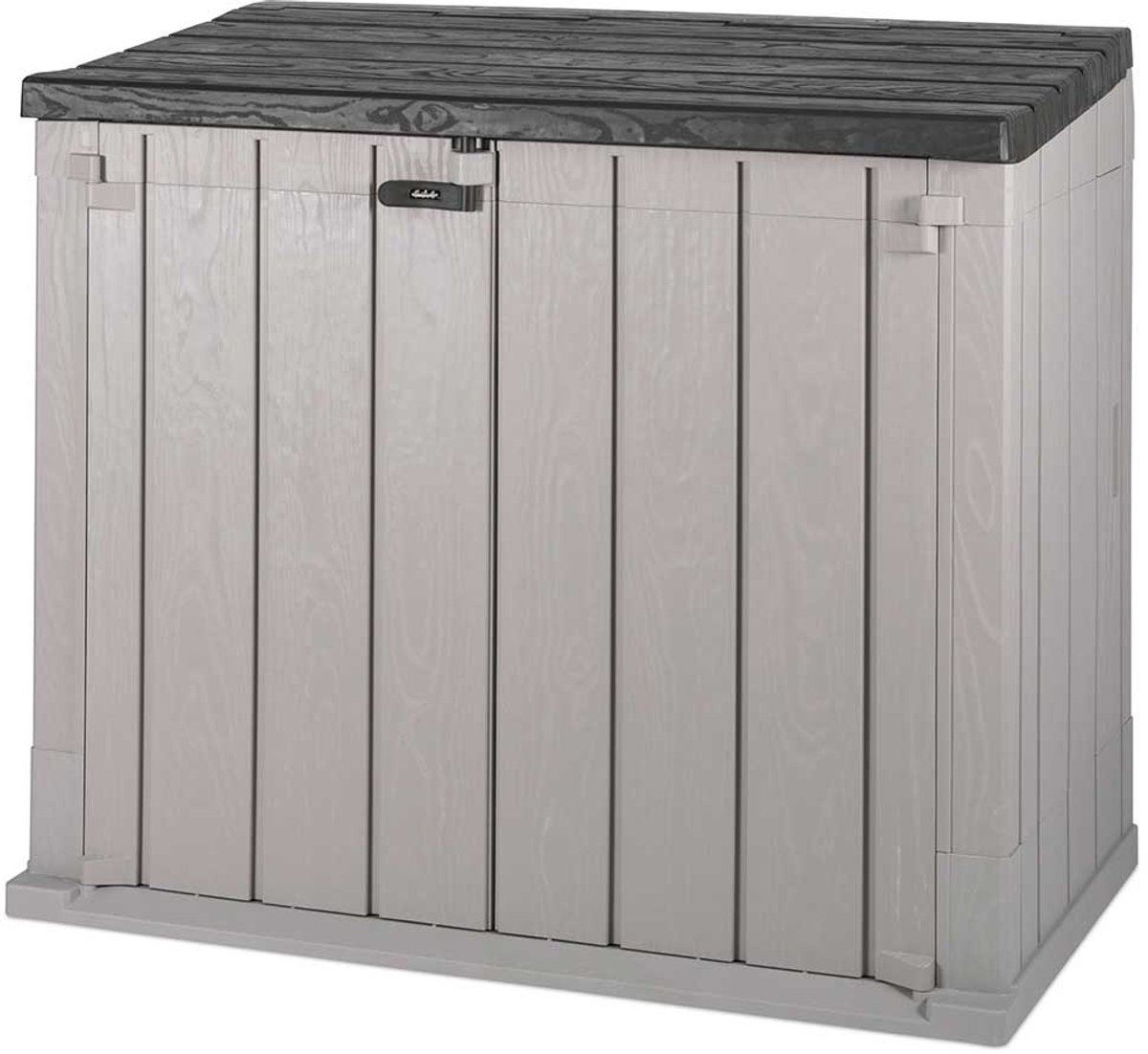 Kussenbox-Stora-Way-842L-Taupe-grijs-Donker-antraciet-Binnenmaat-113-4-x-63-4-x-95-4-Buitenmaat