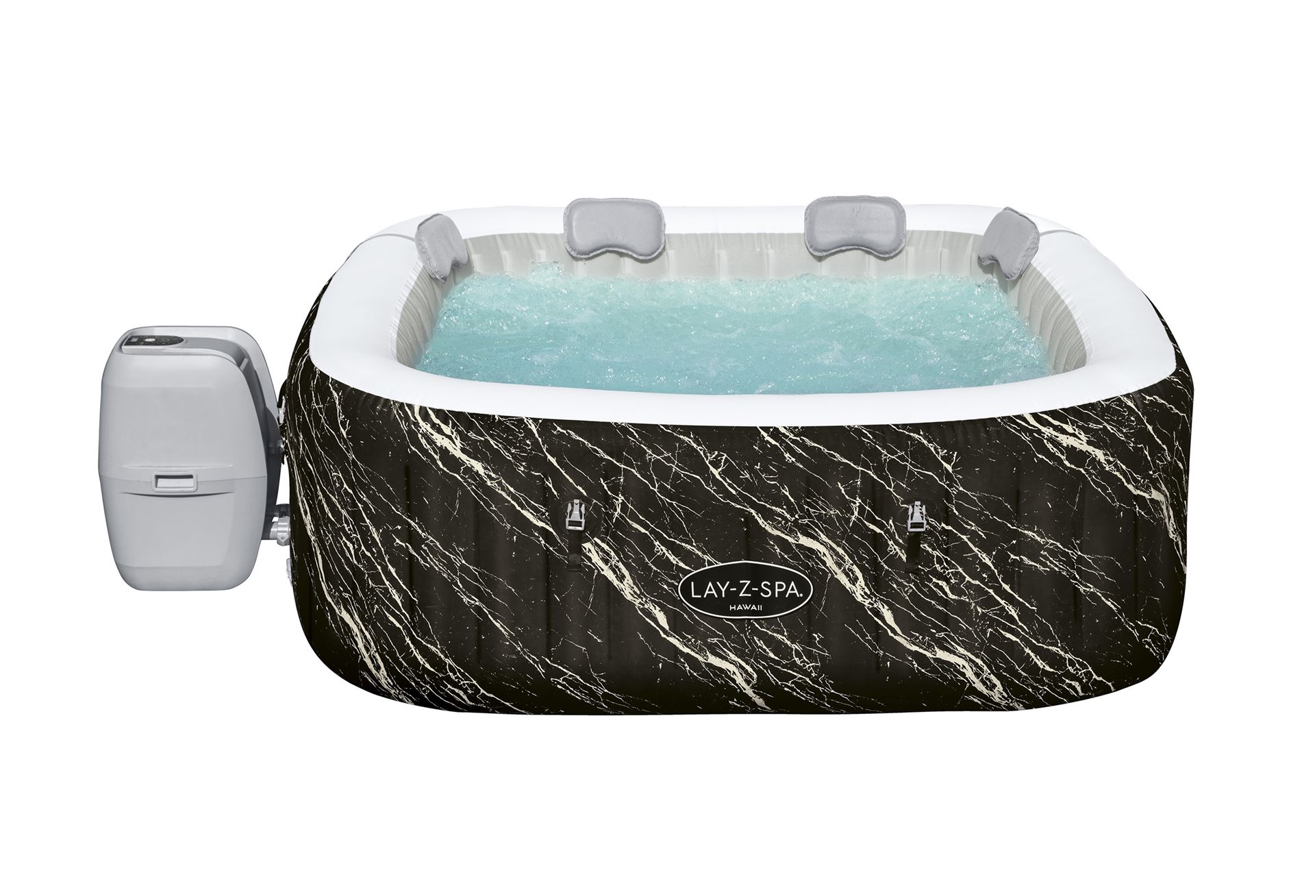 Lay-Z-Spa-71-x-71-x-26-1-80m-x-1-80m-x-66cm-Hawaii-Smart-Luxe-Airjet-6-Black-Marble