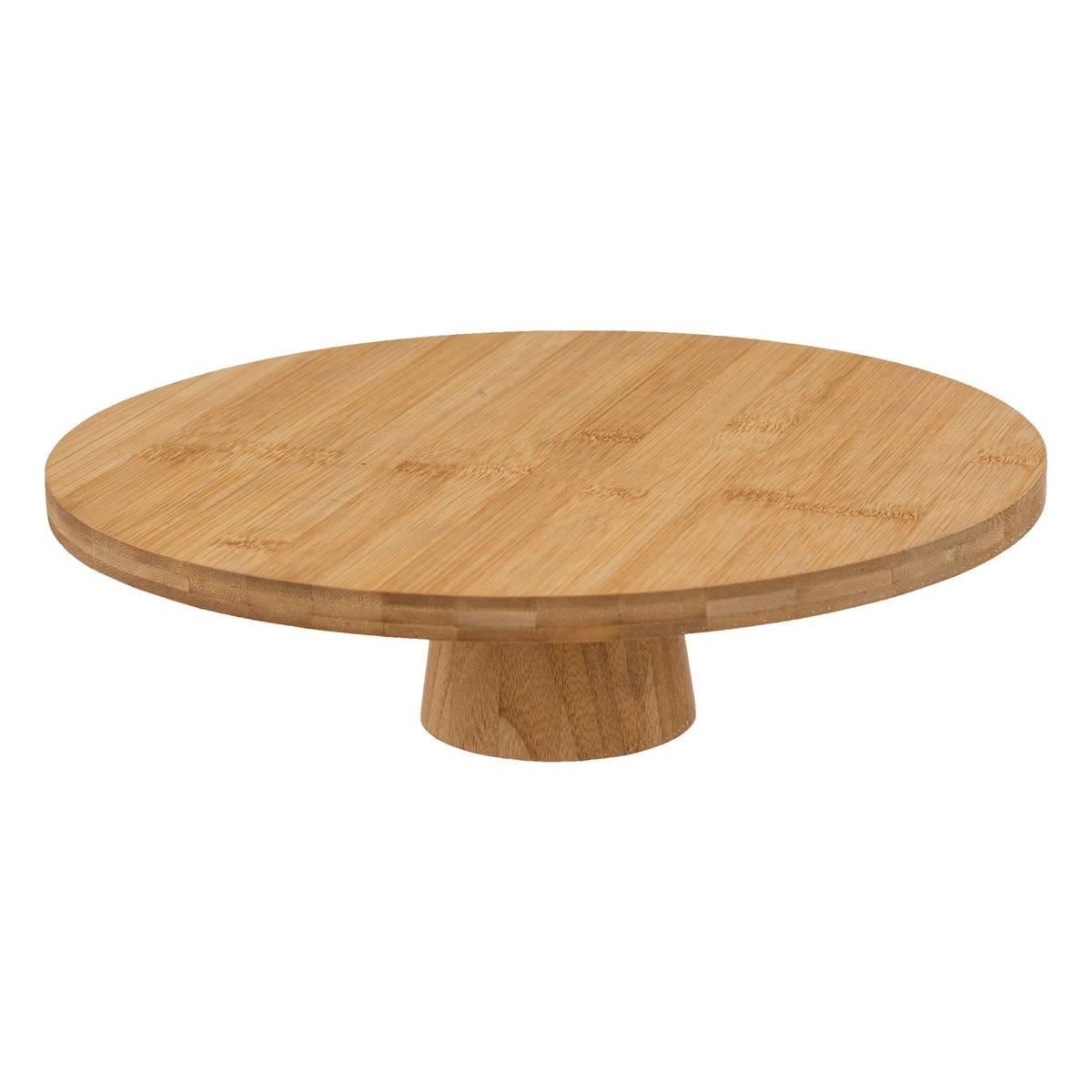 Taartschotel-op-voet-D28cm-bamboe