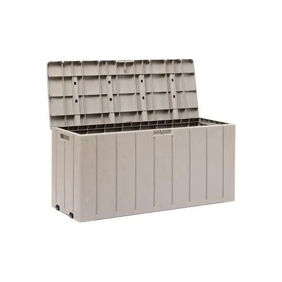 Toomax Bravo Cushion Box - 270L - Warm Gray - Inside Size 116.5 x 44 x 55 cm - Outside Size 117.5 x 45 x 56 cm