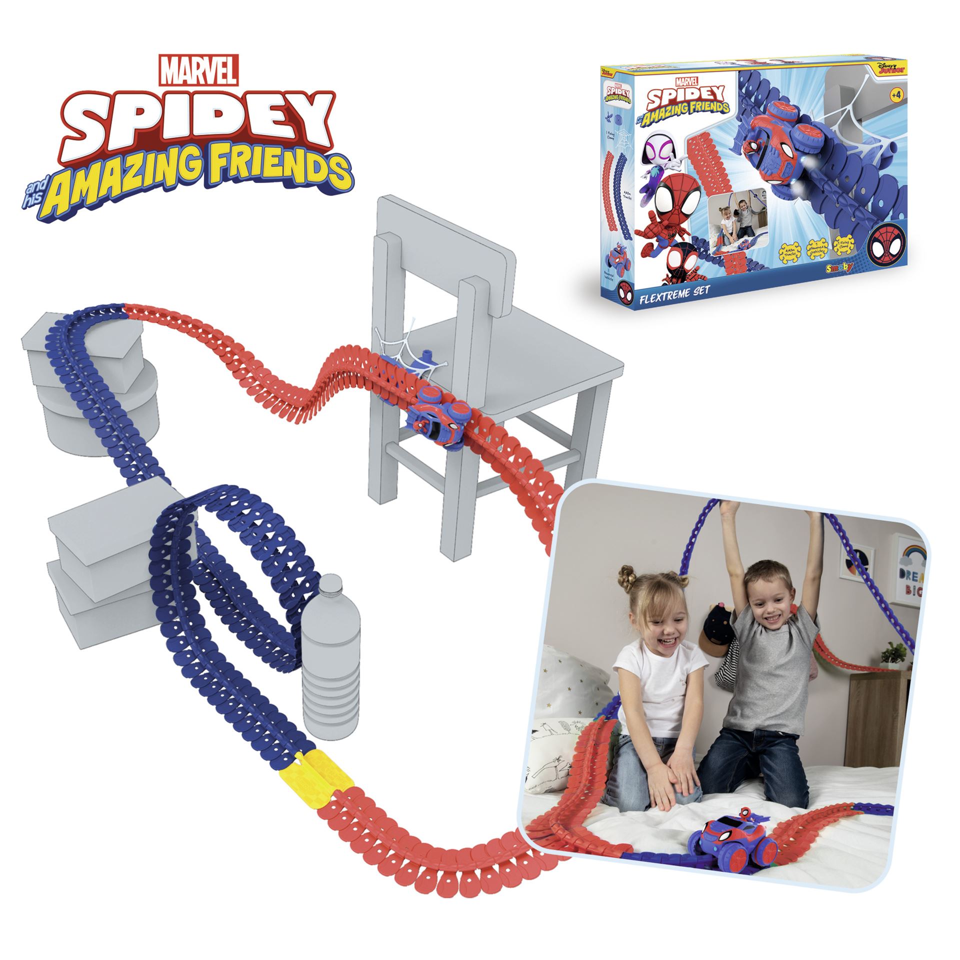 SPIDEY-FleXtreme-autobaan-Set-Spidey