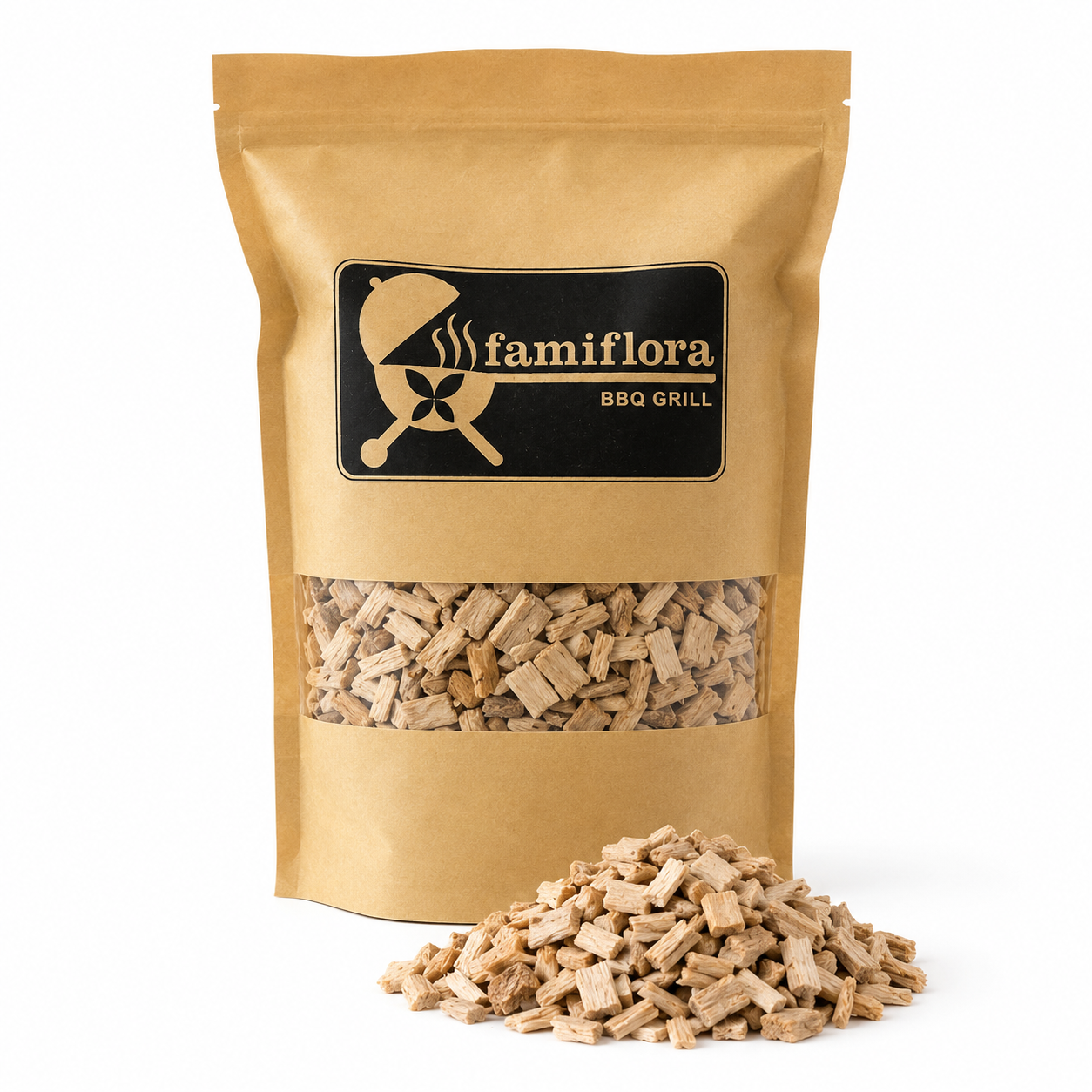 Famiflora BBQ Smoking Chips - Beech Wood - 1700ml