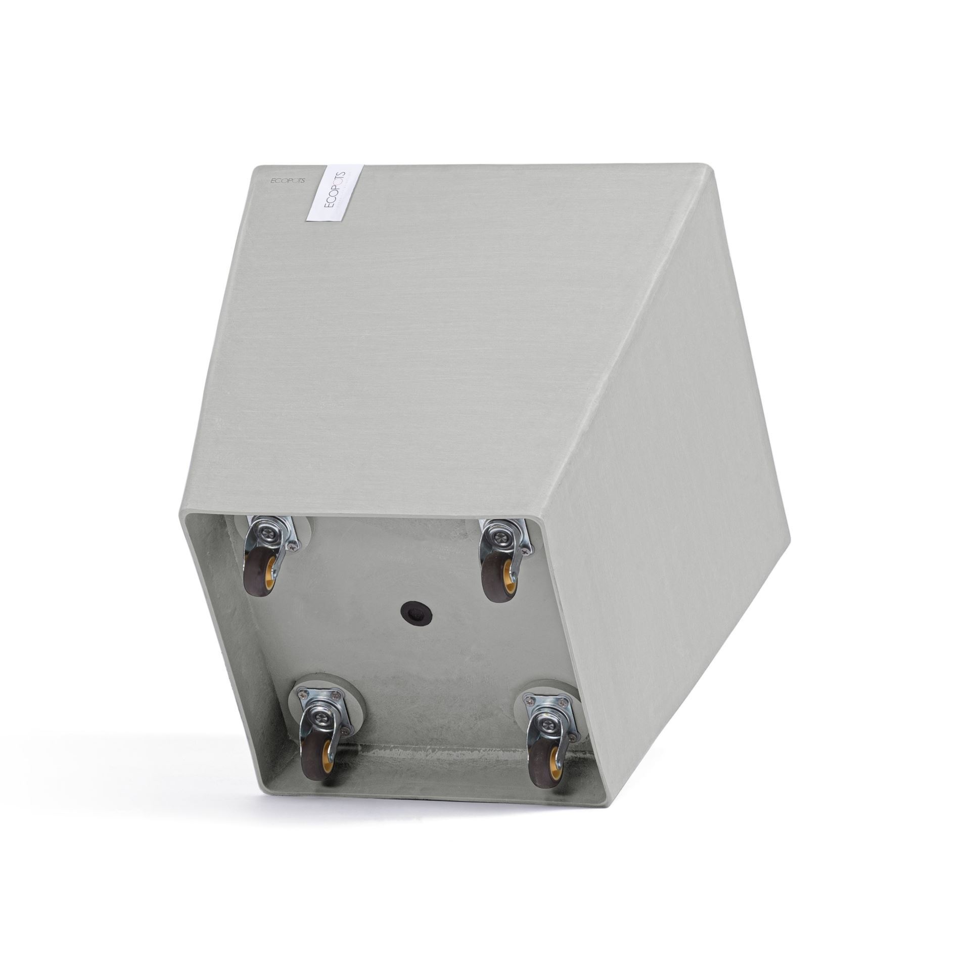 Ecopots-rotterdam-wheels-white-grey-LBH-50x50x50-cm-incl-waterreservoir-2-wielstops