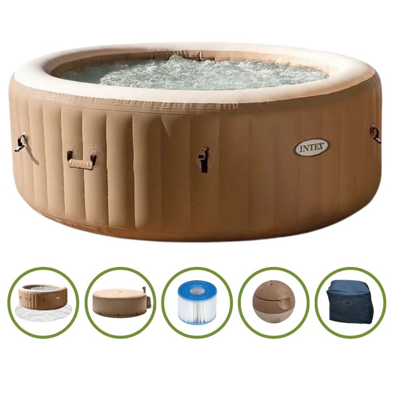 PureSpa-bubbelbad-Sahara-ENERGY-196xH71cm-4-personen-incl-energiebesparende-afdekhoes