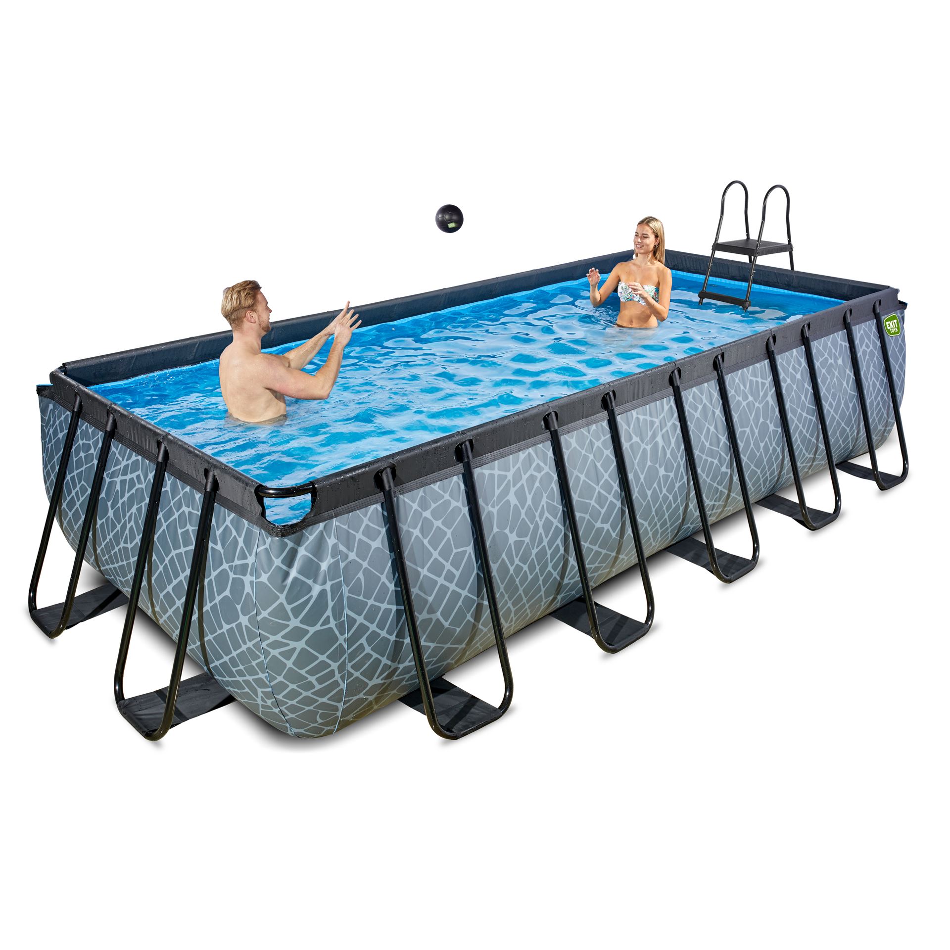 EXIT-Stone-zwembad-540x250x122cm-met-filterpomp-grijs