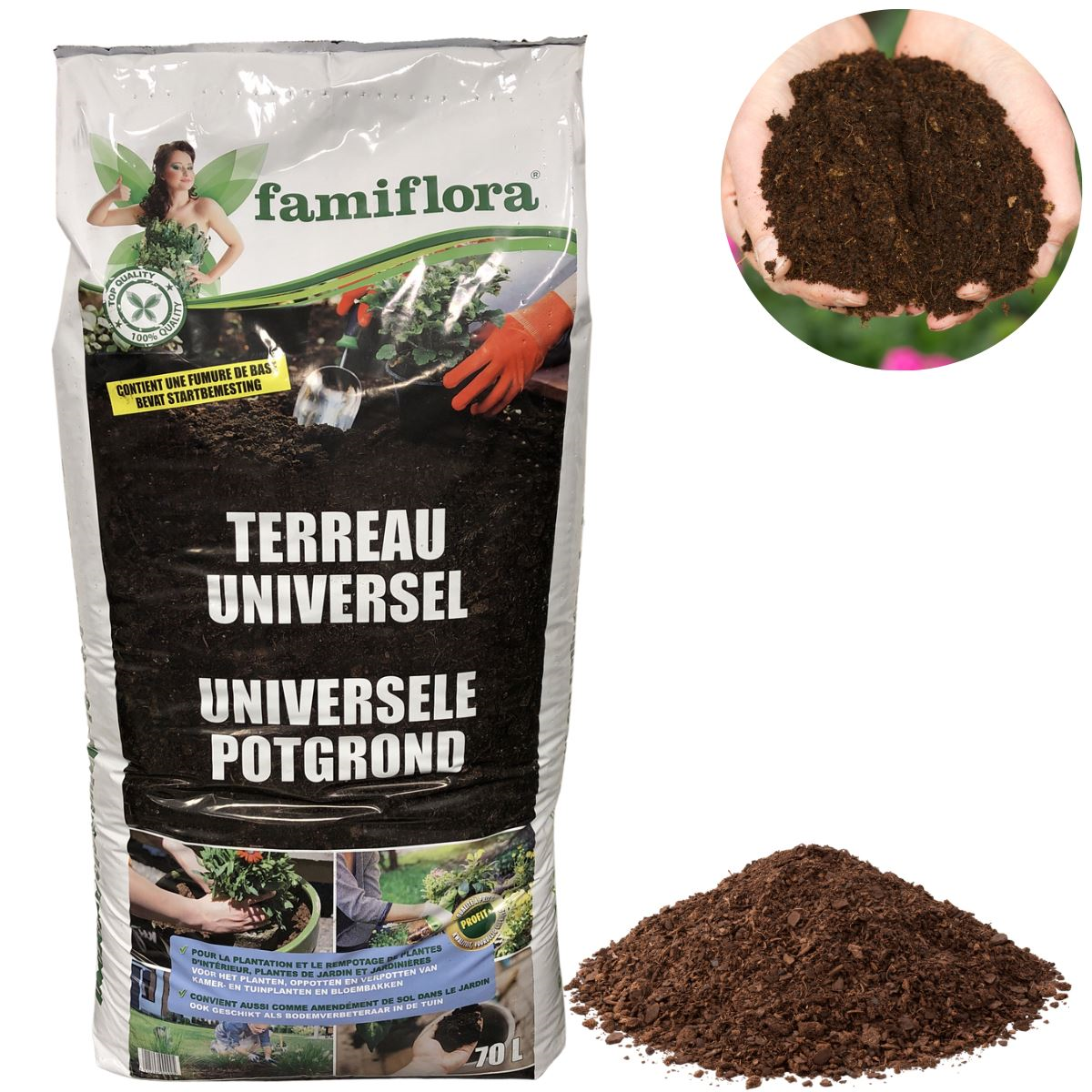Famiflora universele potgrond 70L