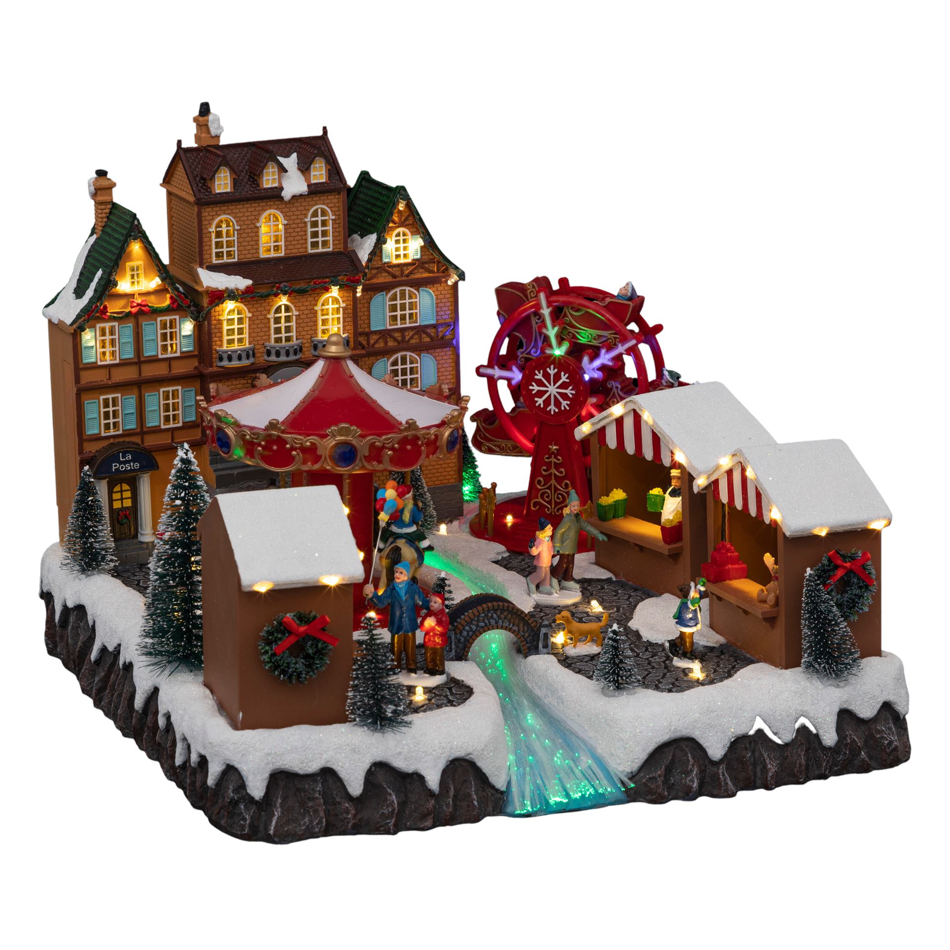 Fééric Lights and Christmas - Illuminated Christmas village "Christmas market"