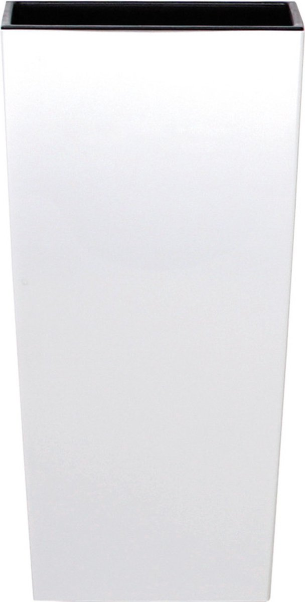 Prosperplast Urbi Square Planter - 19.5 x 37.5 cm - Blanc
