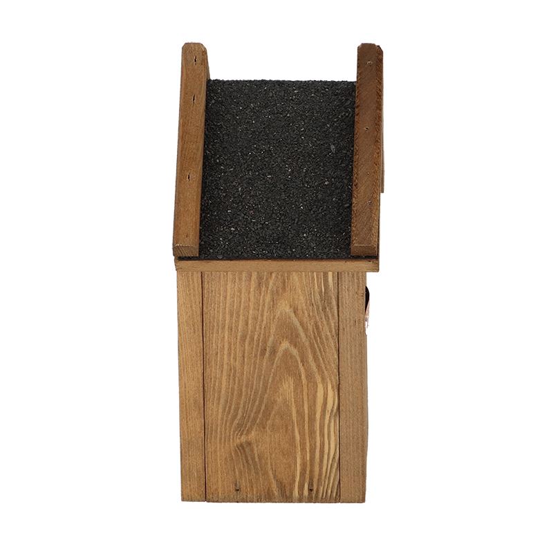 Esschert Design nesting box wren bitumen roof - LxWxH: 15,7x10,9x22,4cm Nestkast-winterkoning-bitumen-dak
