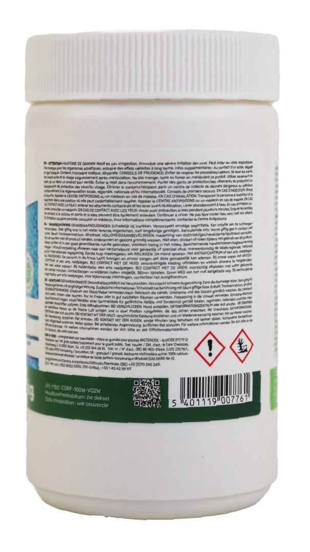 Snelwerkend-organisch-chloor-1kg-granulaat-gestabiliseerd-chloor