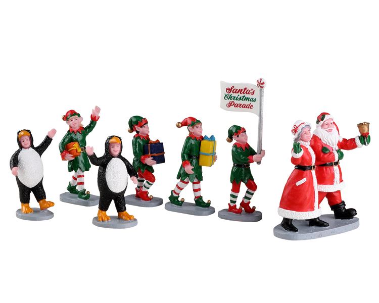 Santa-S-Elf-Parade-Set-Of-7