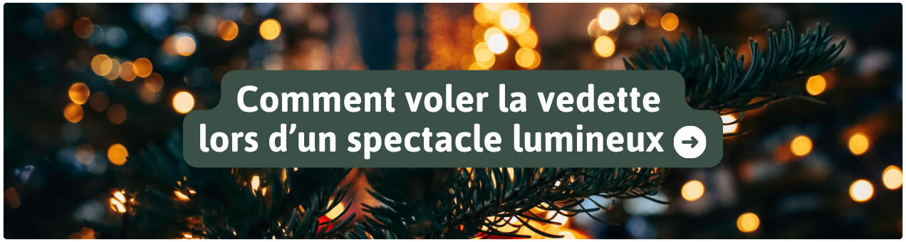 éclairage de Noël