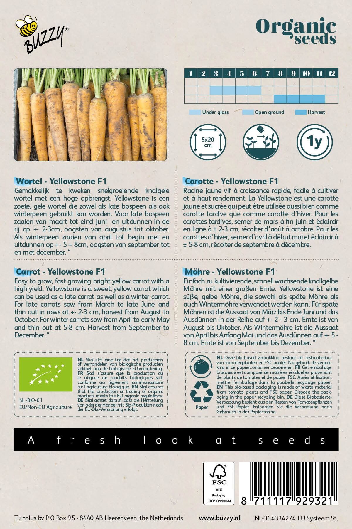 Buzzy-Organic-Wortel-Yellowstone-F1-BIO-