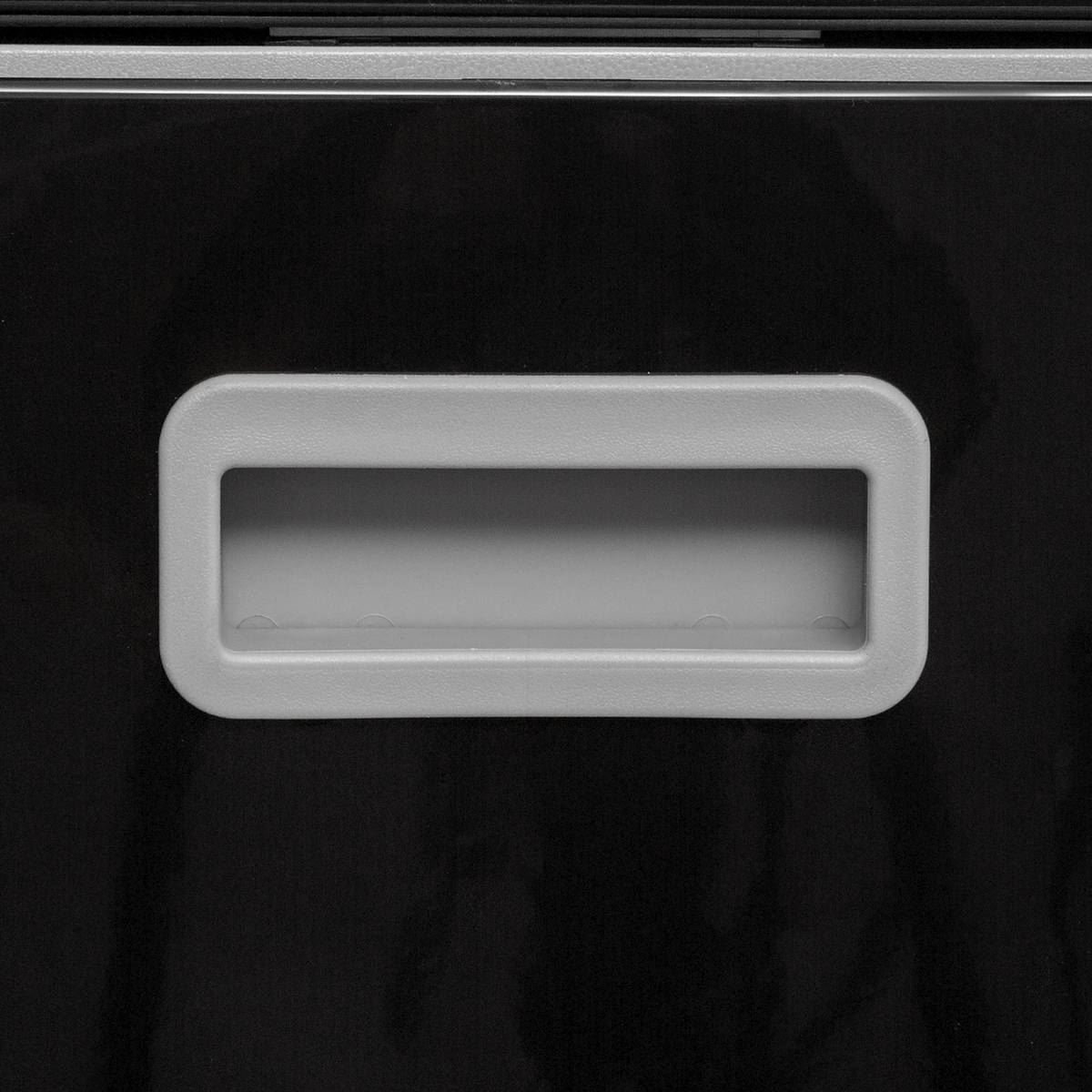 Afvalbak-Safir-30L-met-pedaal-rvs-zwart-