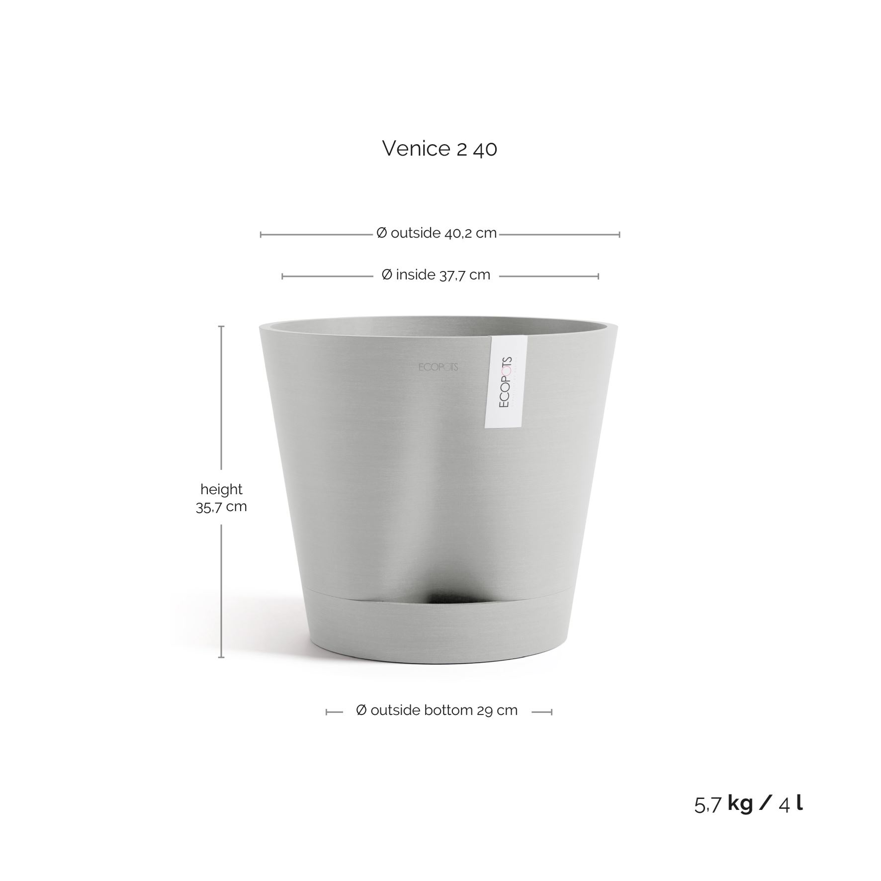 Ecopots-venice-2-white-grey-40-cm-H35-cm-incl-waterreservoir