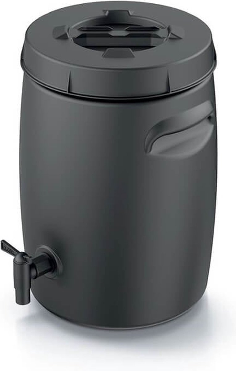 Prosperplast Combioliq Compost barrel - For Liquid Compost - 55 Liter - Black