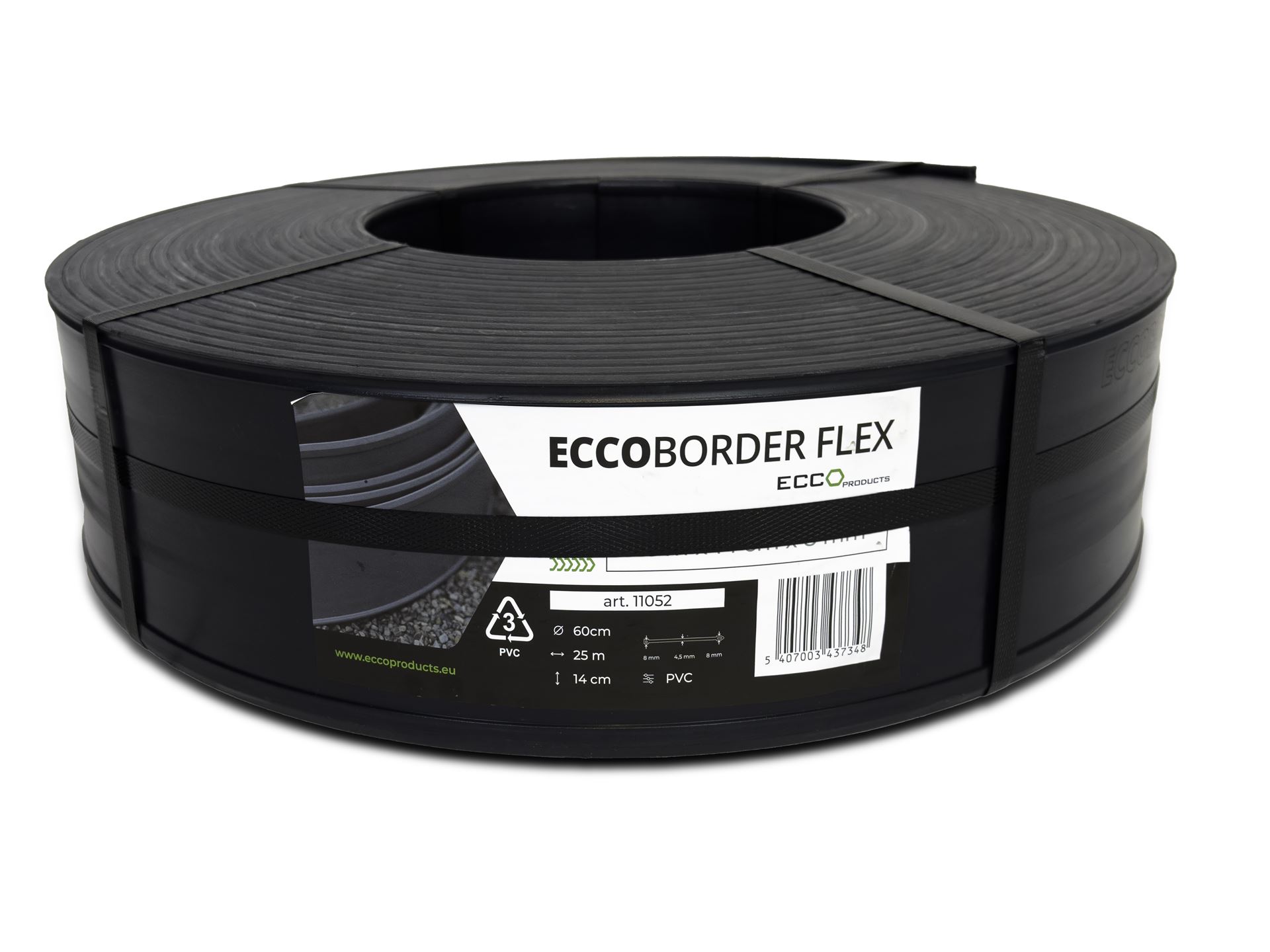 ECCOborder-flex-afboording-14cm-x-25M-zwart