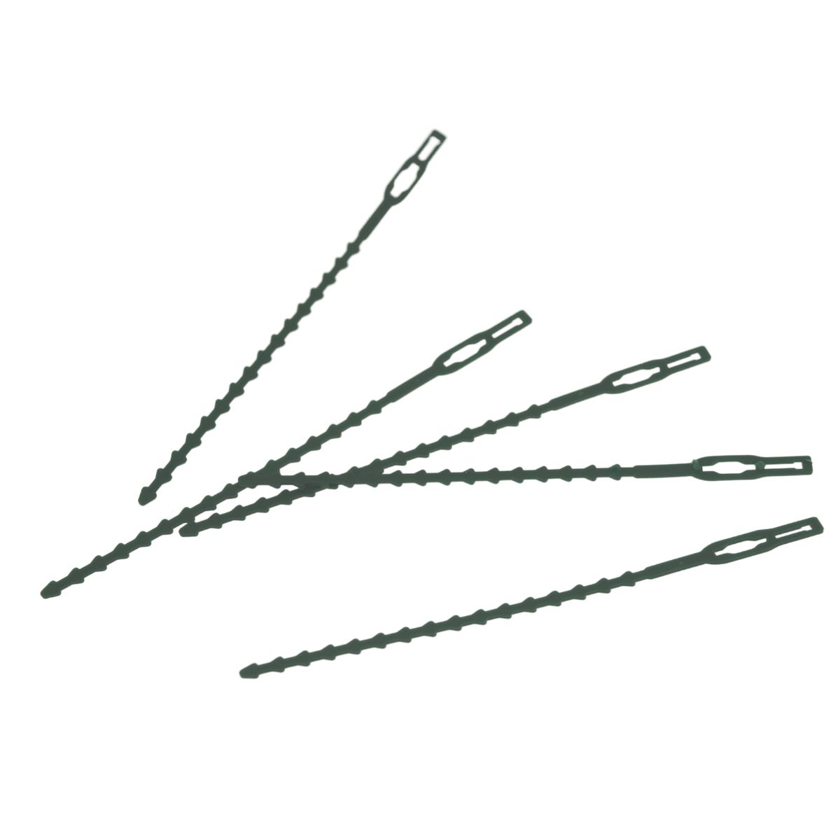 Plantenbinders-donkergroen-17cm-25-stuks