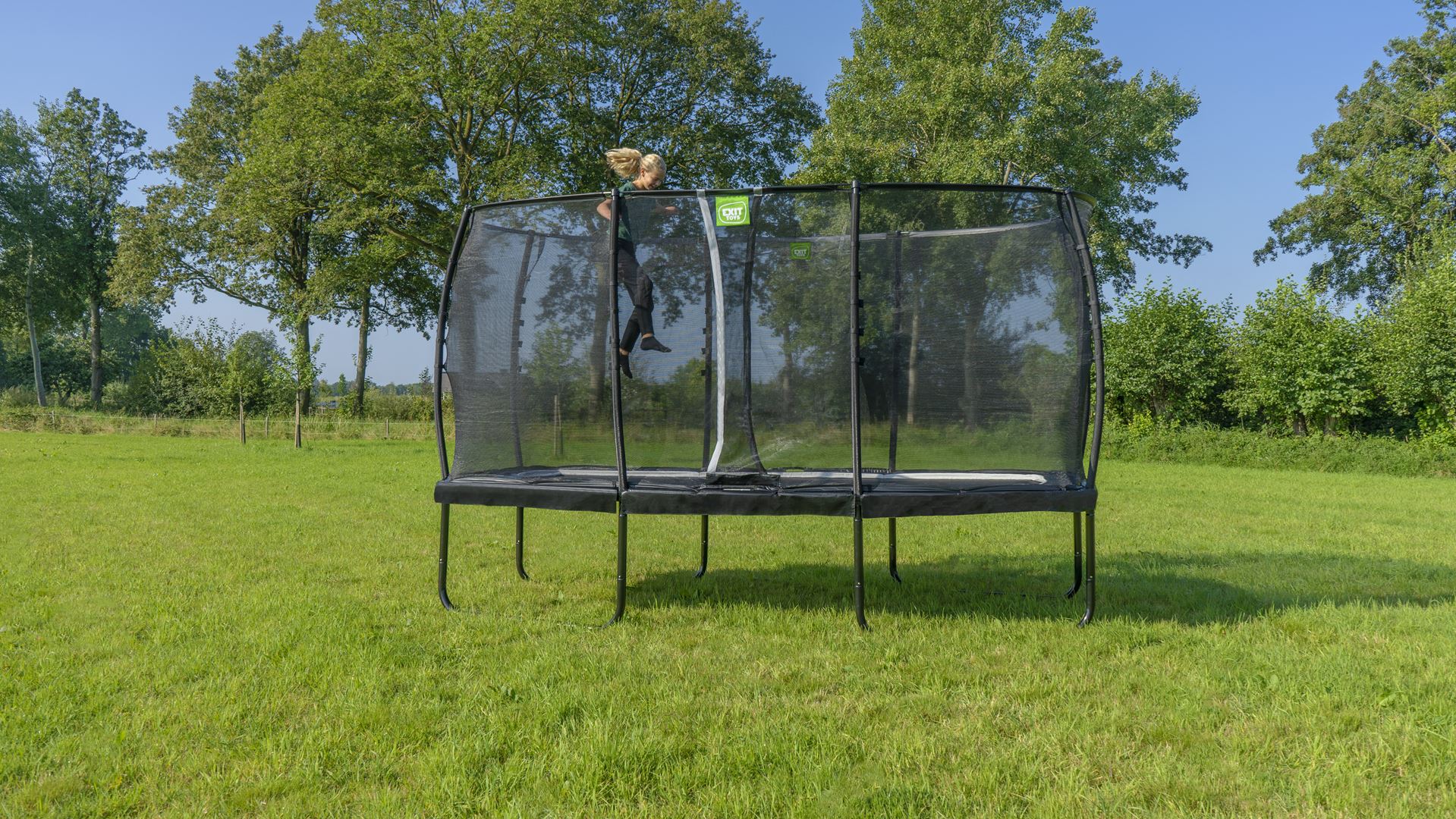 EXIT-Allure-Classic-trampoline-214x366cm-groen