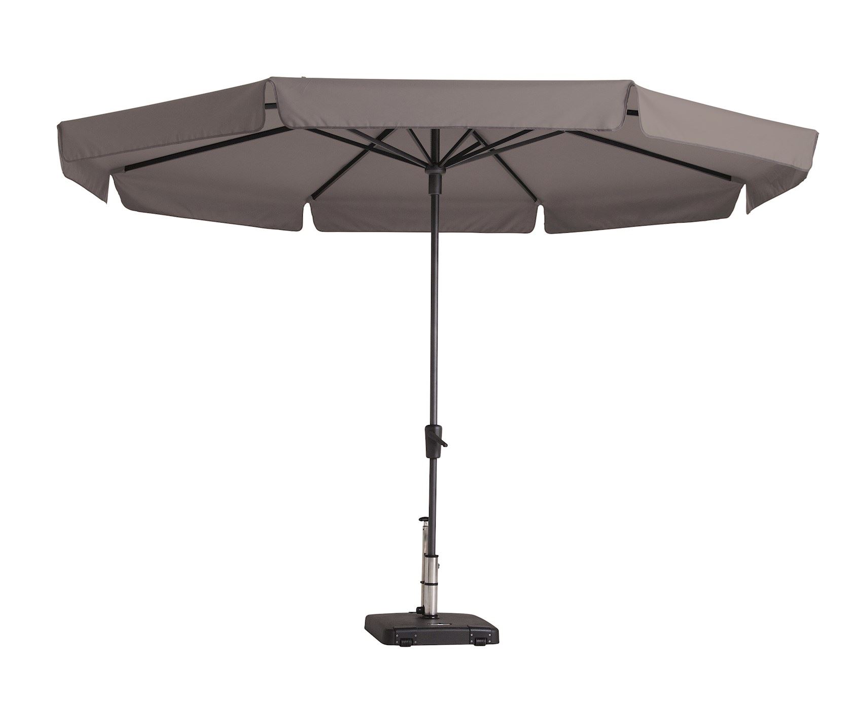 Parasol-Syros-luxe-350cm-taupe