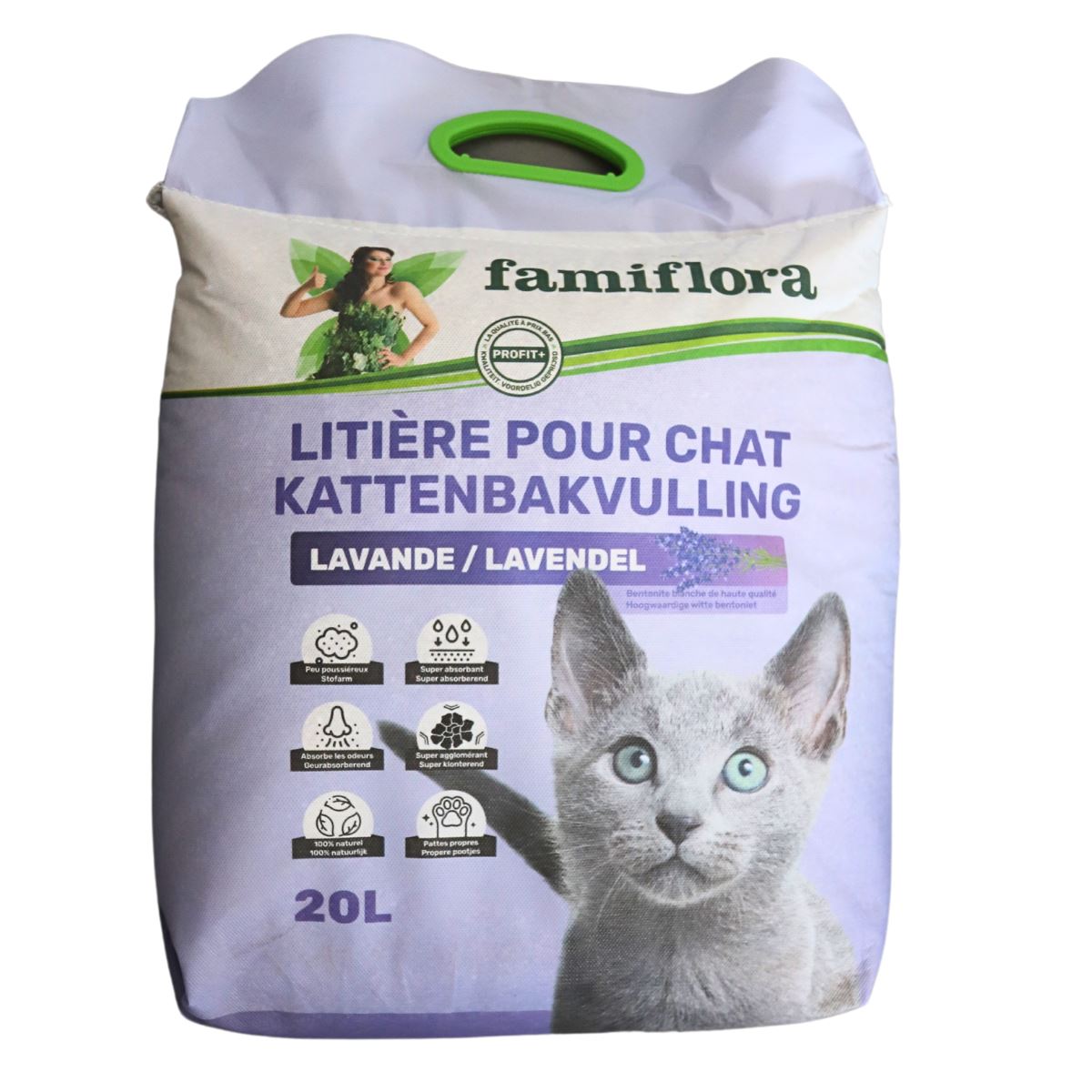 Kattenbakvulling Lavendel 20l