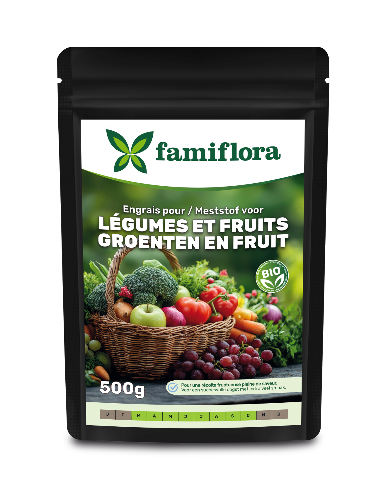 Famiflora fertilizer for fruits and vegetables - 500 g - organic