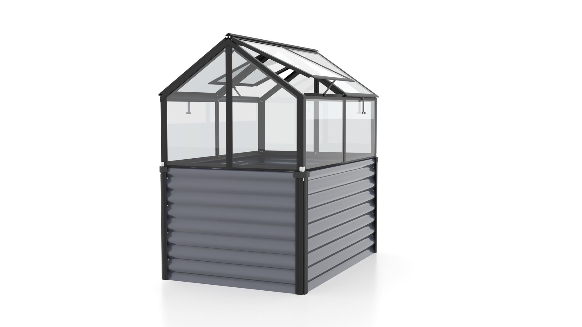 Verhoogde-miniserre-Gamma-ESG-graniet-zwart-Veiligheidsglas-Miniserre-Verhoogd-zaaibed-B85-x-L123-6-x-H134-5-cm