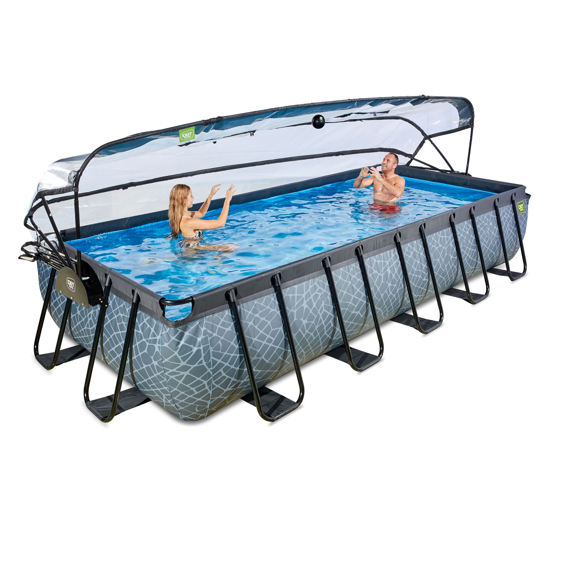 EXIT-Stone-zwembad-540x250x100cm-met-zandfilterpomp-en-overkapping-en-warmtepomp-grijs