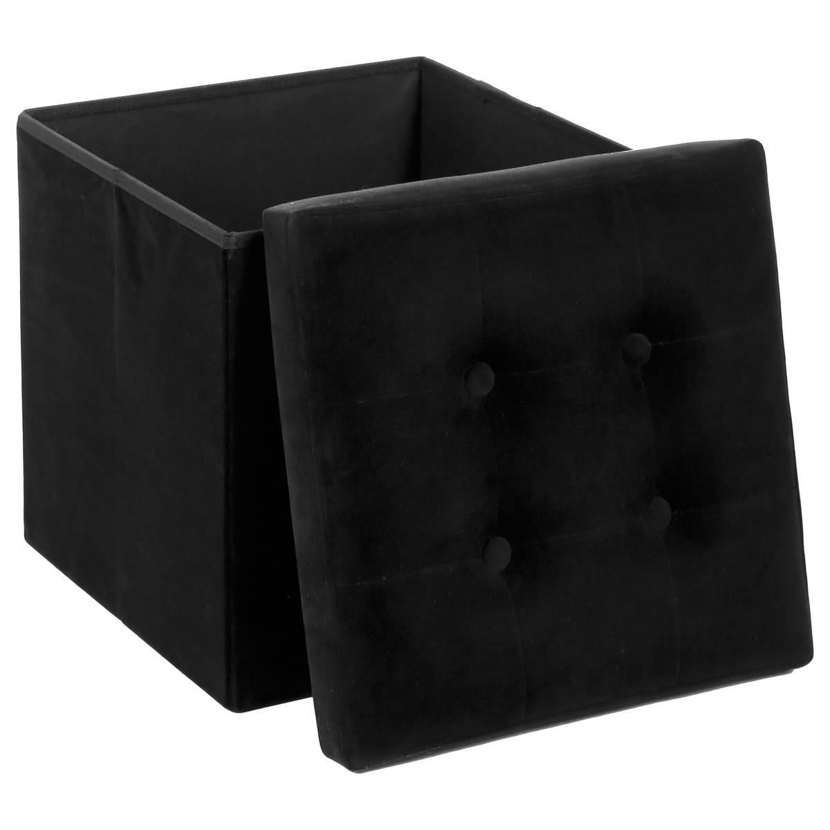 black-foldable-pouf-38x38x38