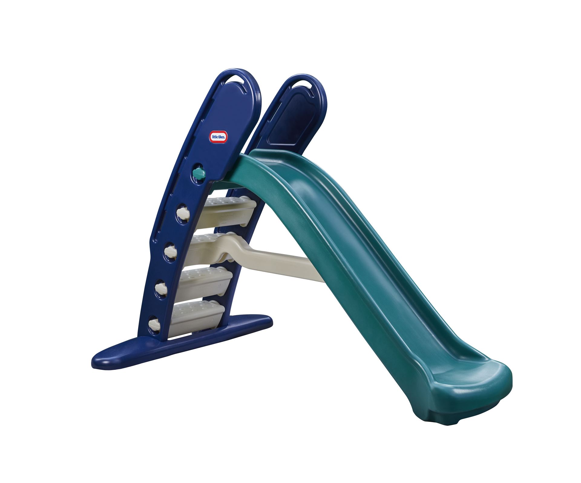 Little-Tikes-glijbaan-Giant-slide-jungle-125cm-hoog-blauw-groen