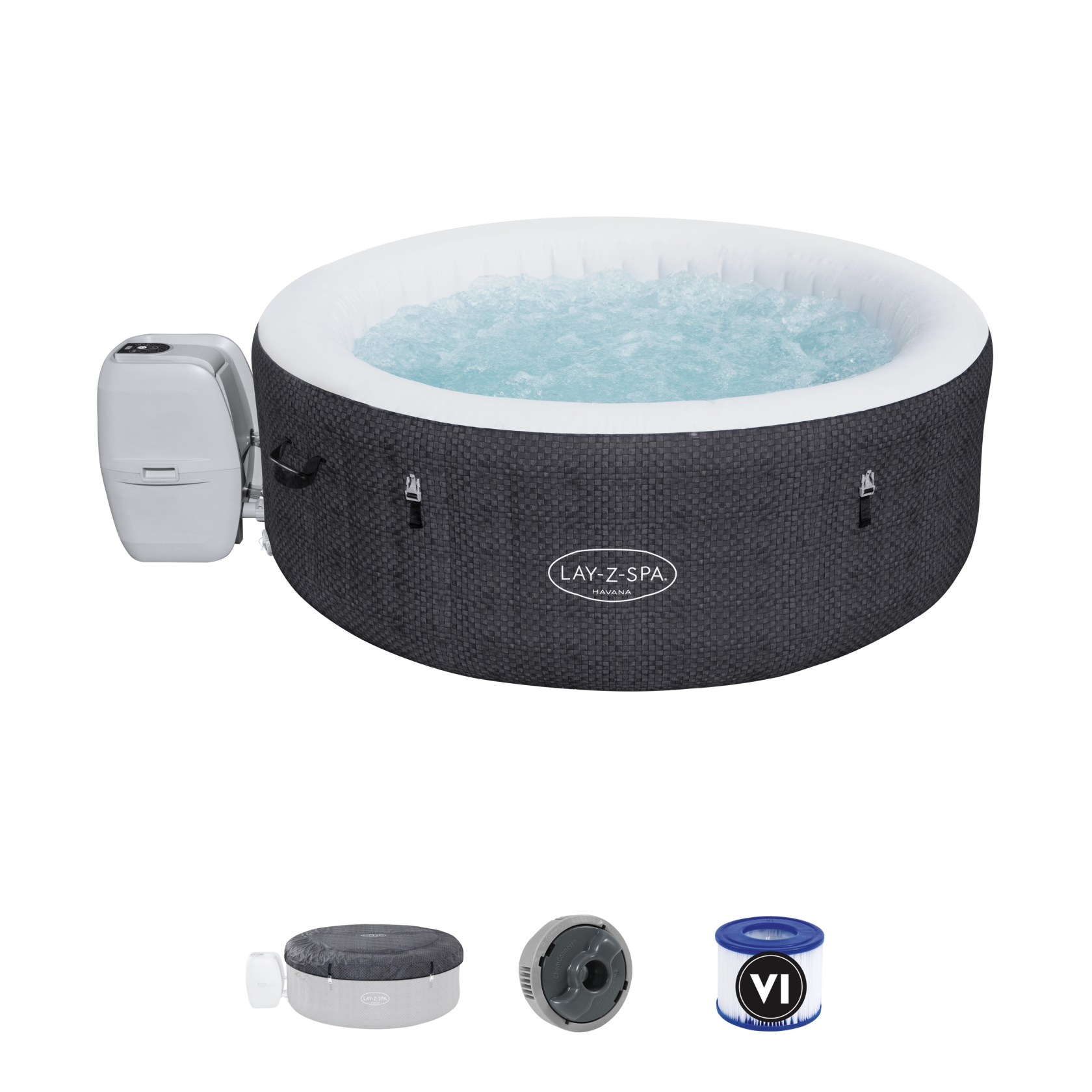Bestway Lay-Z-Spa Havana Airjet opblaasbare spa - 2-4 personen