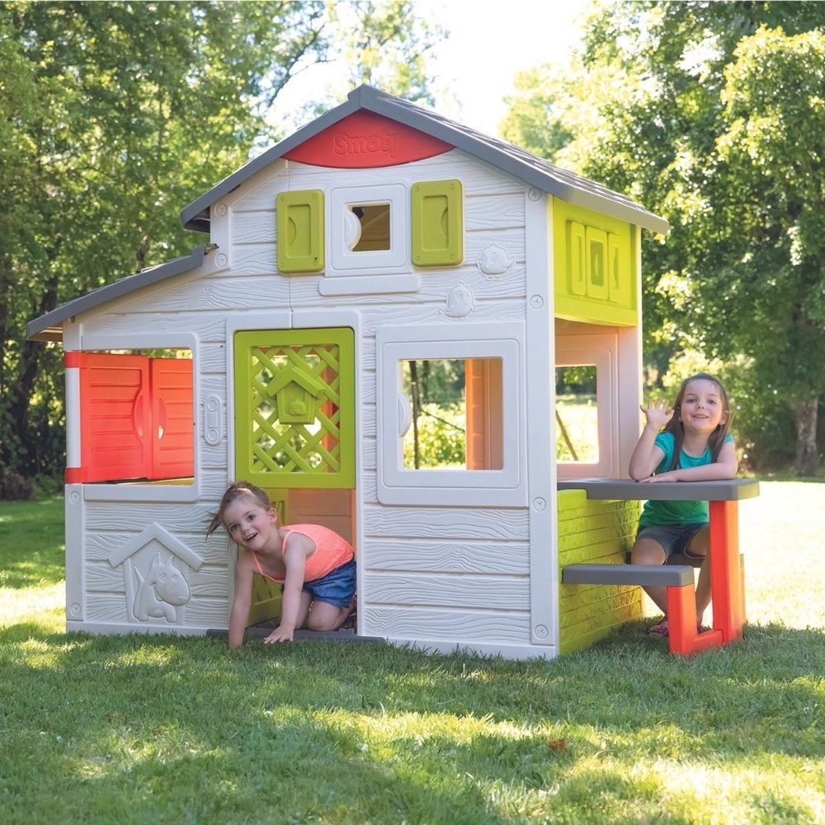 Smoby playhouse with picnic table online