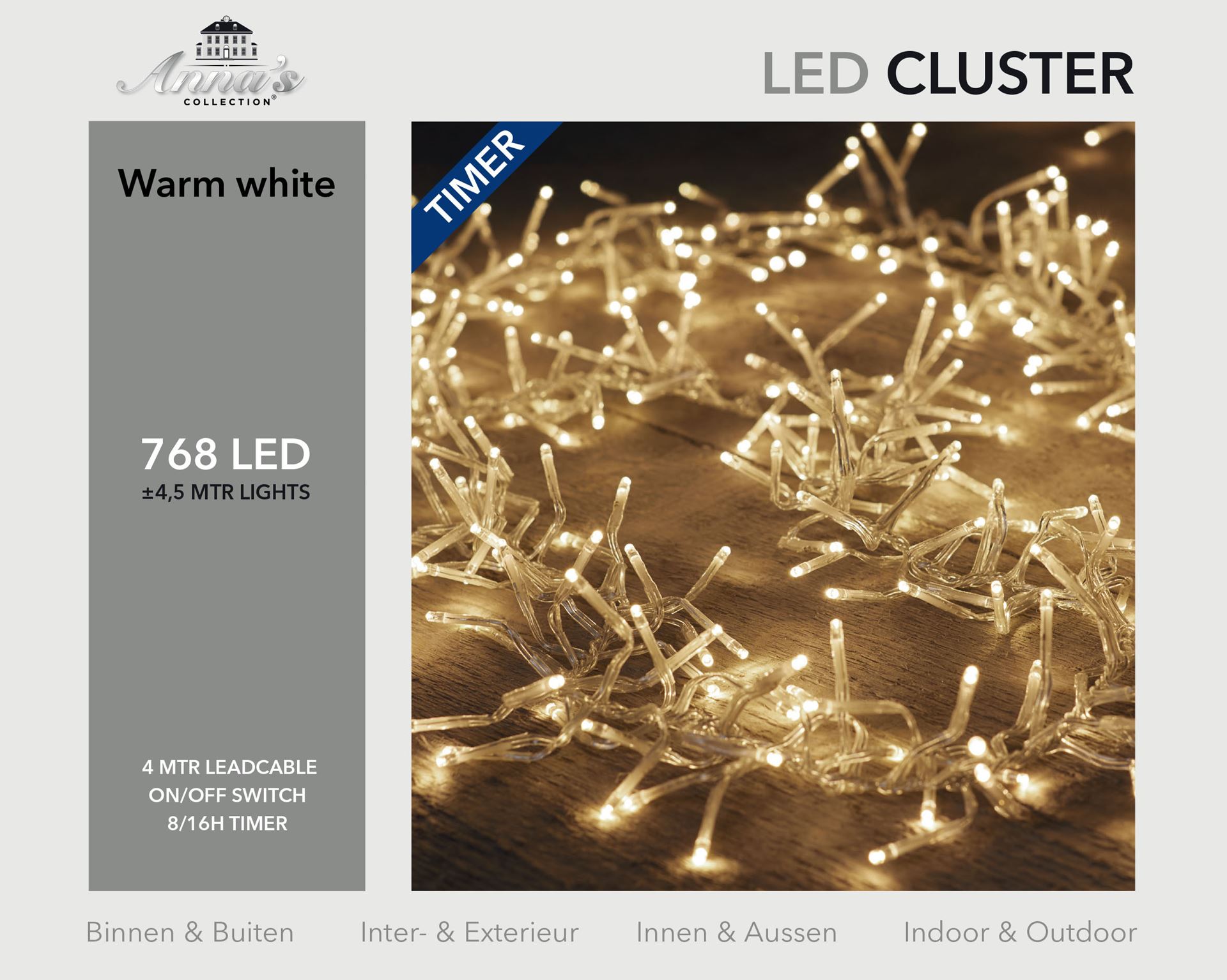 Clusterverlichting-768Led-warm-wit-Timer